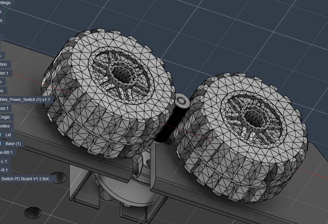 Tangent drive CAD concept